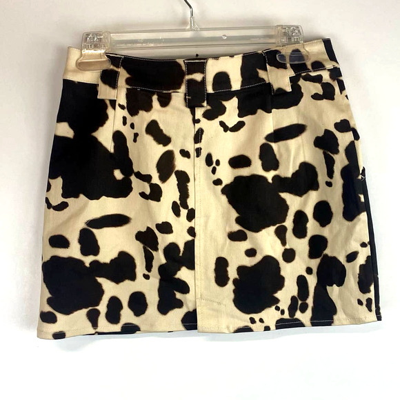 Capulet Carissa Mini Skirt Cow Printed - Picture 2 of 5